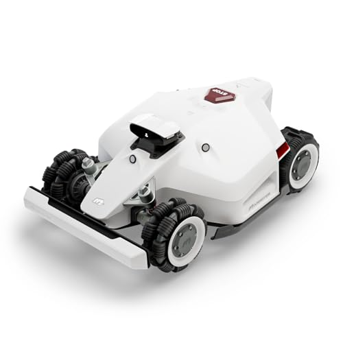 MAMMOTION LUBA 2 AWD 5000 Mähroboter ohne Begrenzungskabel für Rasenflächen bis 5000 m², Rasenmäher Roboter 3D Vision+RTK Fusion-Mapping, 80% Steigung, Schnitthöhe 25-70mm, Schnittbreite 40cm