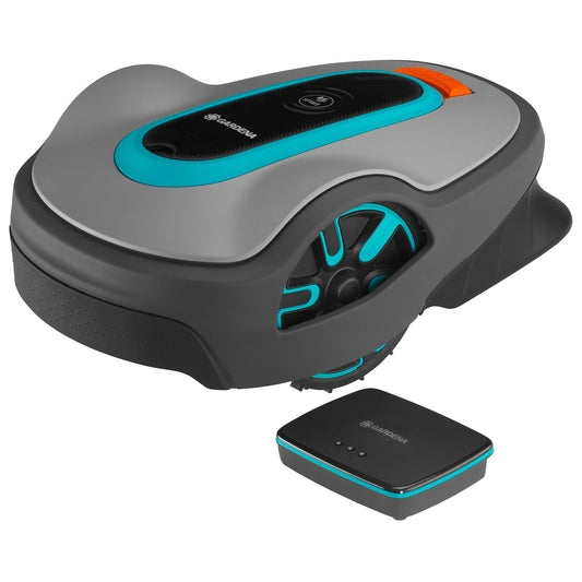 Gardena Mähroboter smart SILENO Life 1500 m² Set: Innovative LONA AI-Technologie, Steuerung per App, SensorControl, für Steigungen bis zu 35 Prozent, inkl. smart Gateway, DE-Version (19704-60)