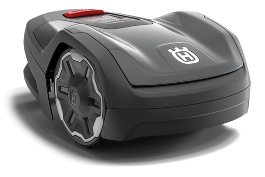 Husqvarna Mähroboter Automower Aspire R4 für 400 m² Fläche I Akku Rasenmäher Roboter, Steuerung per Connect App (inkl. Sprachsteuerung, WLAN, Bluetooth) mit Installations-Kit